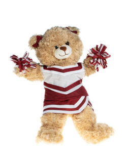 8" Maroon And White Cheer Uniform